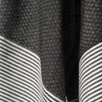 Ibiza - Fouta Nid D'Abeille - Noir