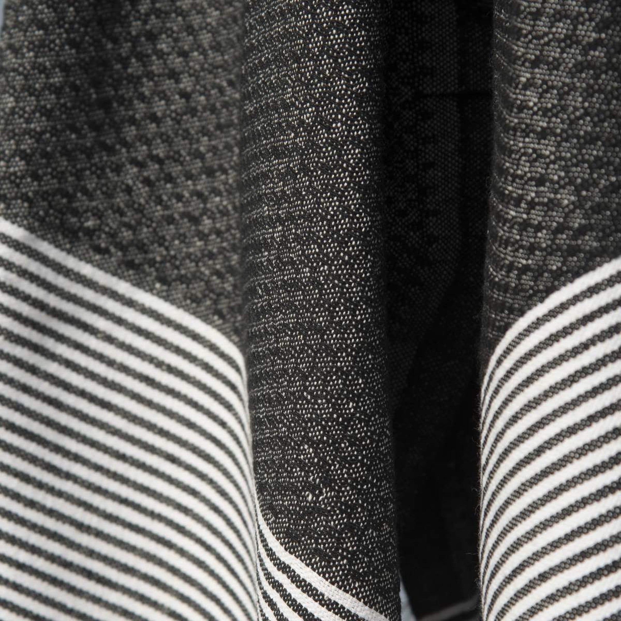 Ibiza - Fouta Nid D'Abeille - Noir