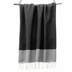 Ibiza - Fouta Nid D'Abeille - Noir