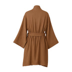 Carla - Peignoir Kimono - Noisette