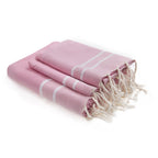 Stockholm - Foutas De Bain (1 Grande et 2 Petites) - Rose Pâle