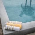 Hamptons - Fouta Nid D'Abeille - Beige/Or