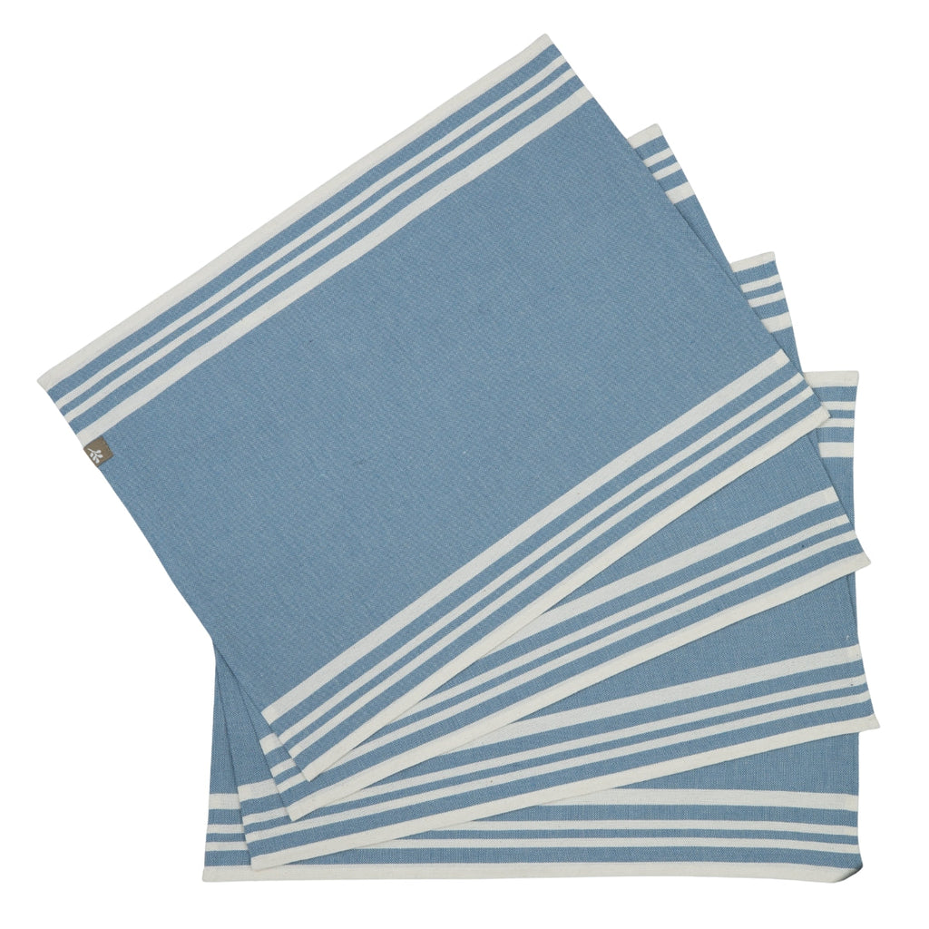 Mahdia - Set De Table (X4) - Bleu Jean