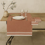 Mahdia - Chemin De Table - Rouge Tomette