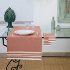 Mahdia - Chemin De Table - Rouge Tomette