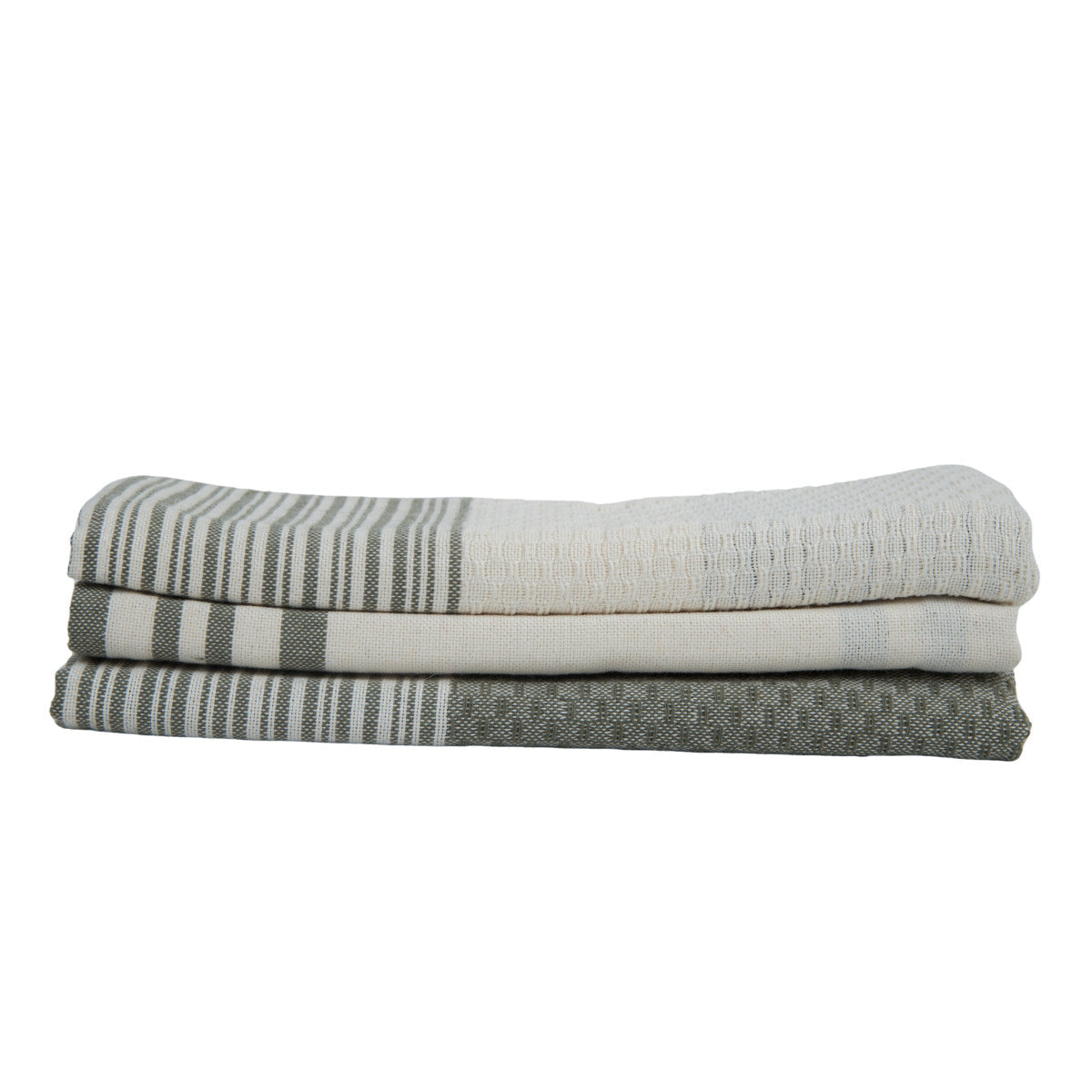 Mahdia - Torchon (X3) - Vert Kaki
