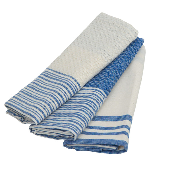 Mahdia - Torchon (X3) - Bleu Grec