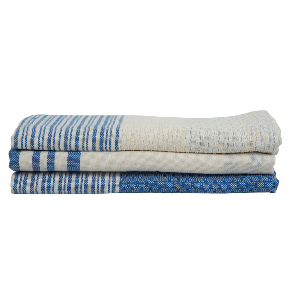 Mahdia - Torchon (X3) - Bleu Grec