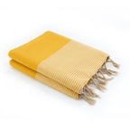 Ibiza - Fouta Xxl - Jaune Safran