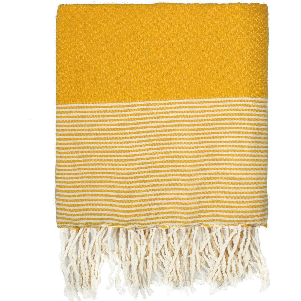 Ibiza - Fouta Xxl - Jaune Safran