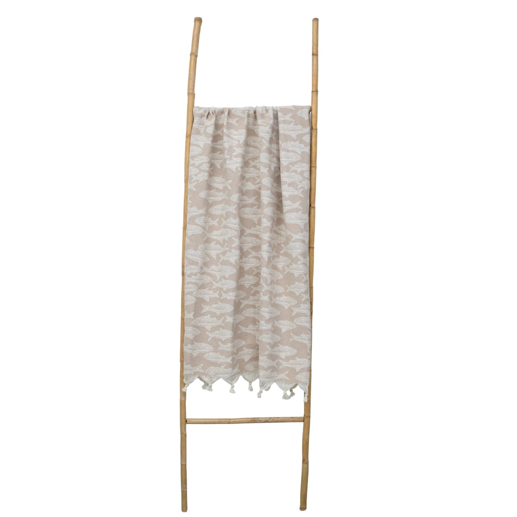 Poisson - Fouta Jacquard - Beige