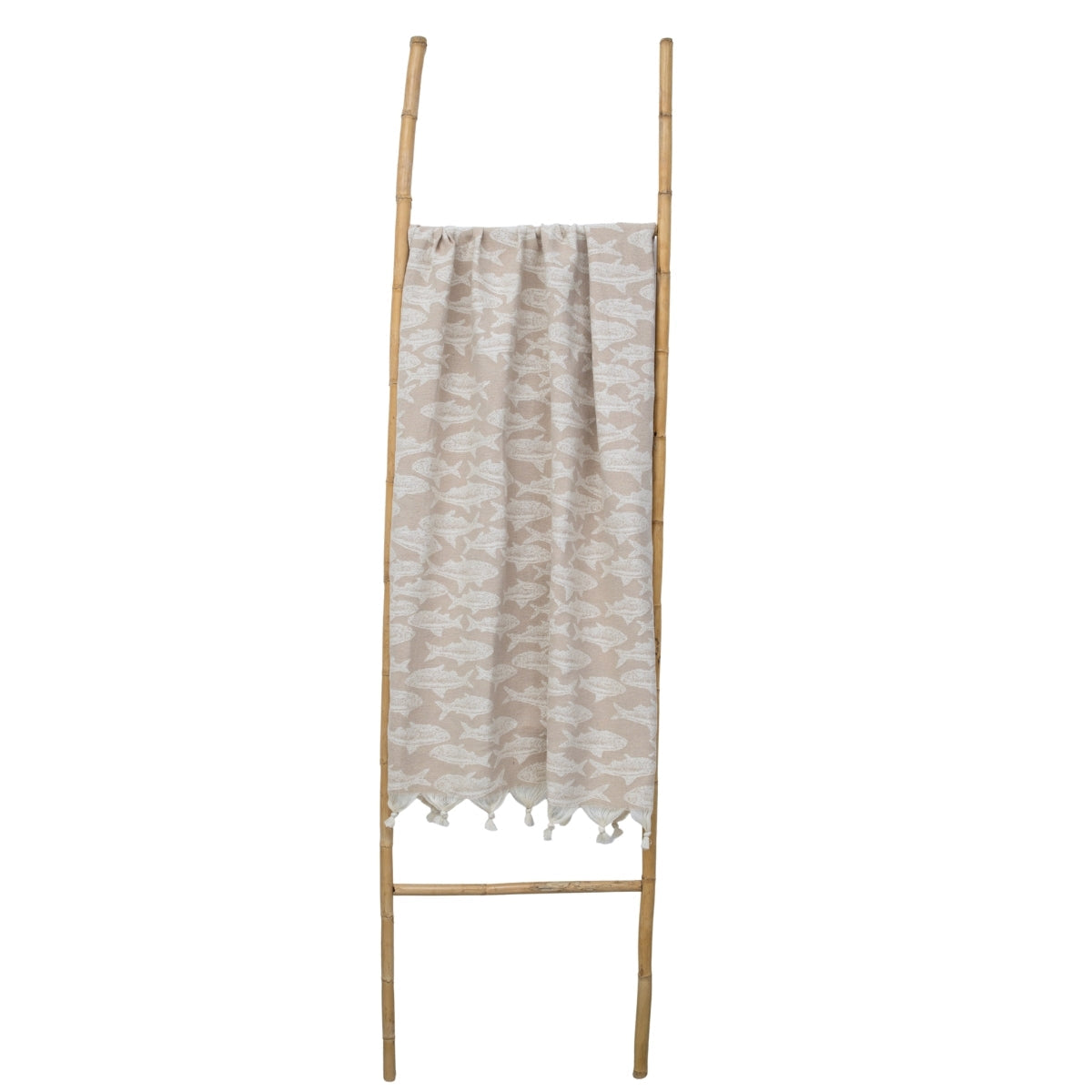 Poisson - Fouta Jacquard - Beige