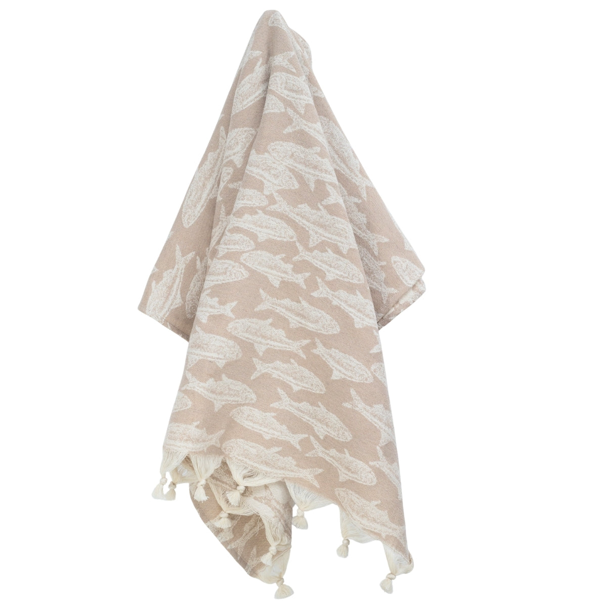 Poisson - Fouta Jacquard - Beige