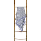 Bora Bora - Fouta Paréo - Gris Moyen/Bleu Grec