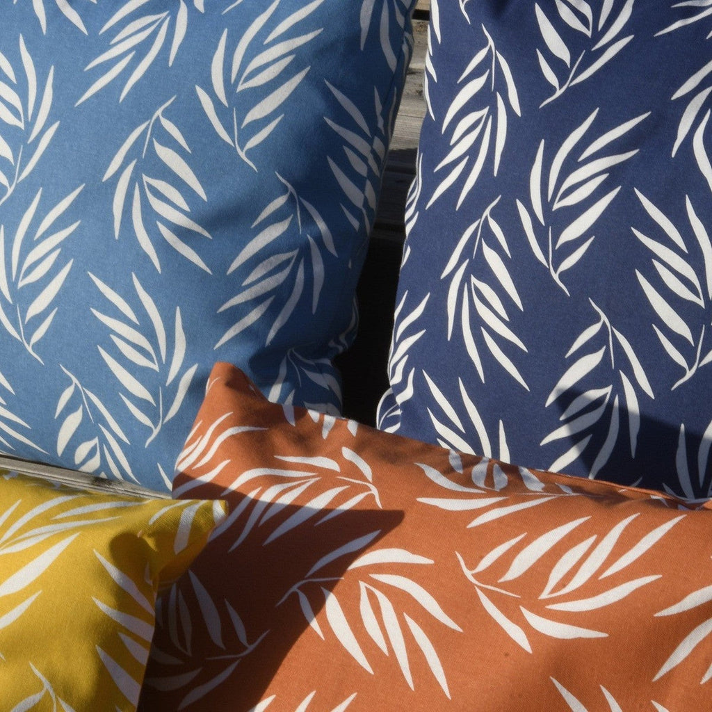 Foliage - Housse De Coussin D'Extérieur - Bleu