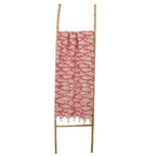 Poisson - Fouta Jacquard - Rouge Corail