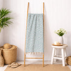 Feuille - Fouta Jacquard - Vert Sauge