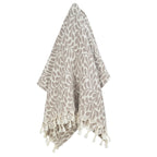 Feuille - Fouta Jacquard - Taupe Clair