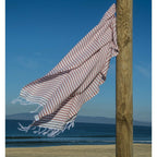 Bora Bora - Fouta Paréo - Terracotta/Taupe Clair