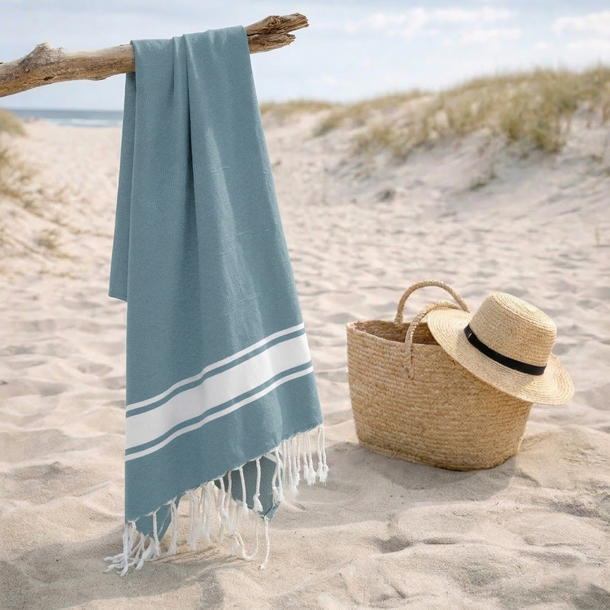 St Tropez - Fouta - Vert Sauge