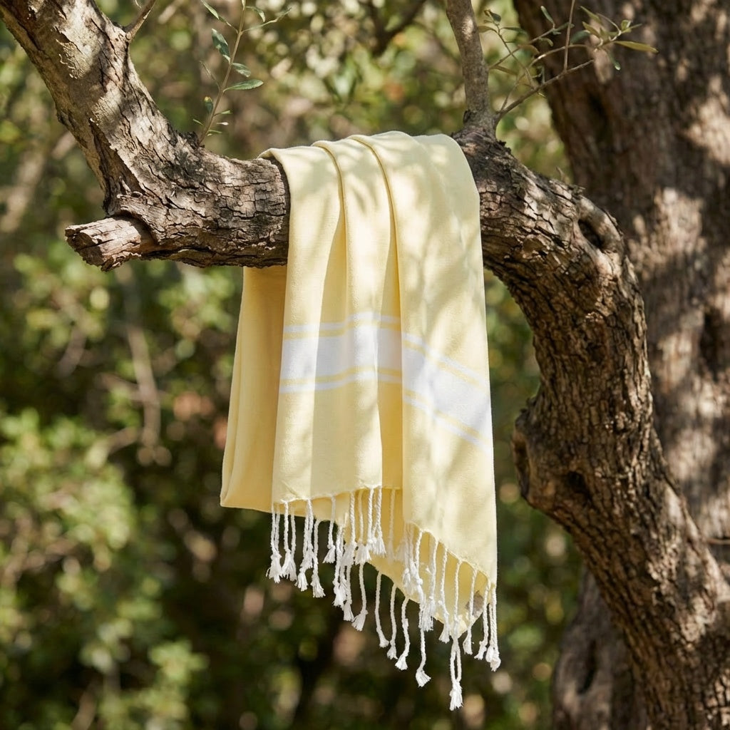 St Tropez - Fouta - Jaune Pâle