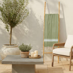 St Tropez - Fouta - Vert Amande