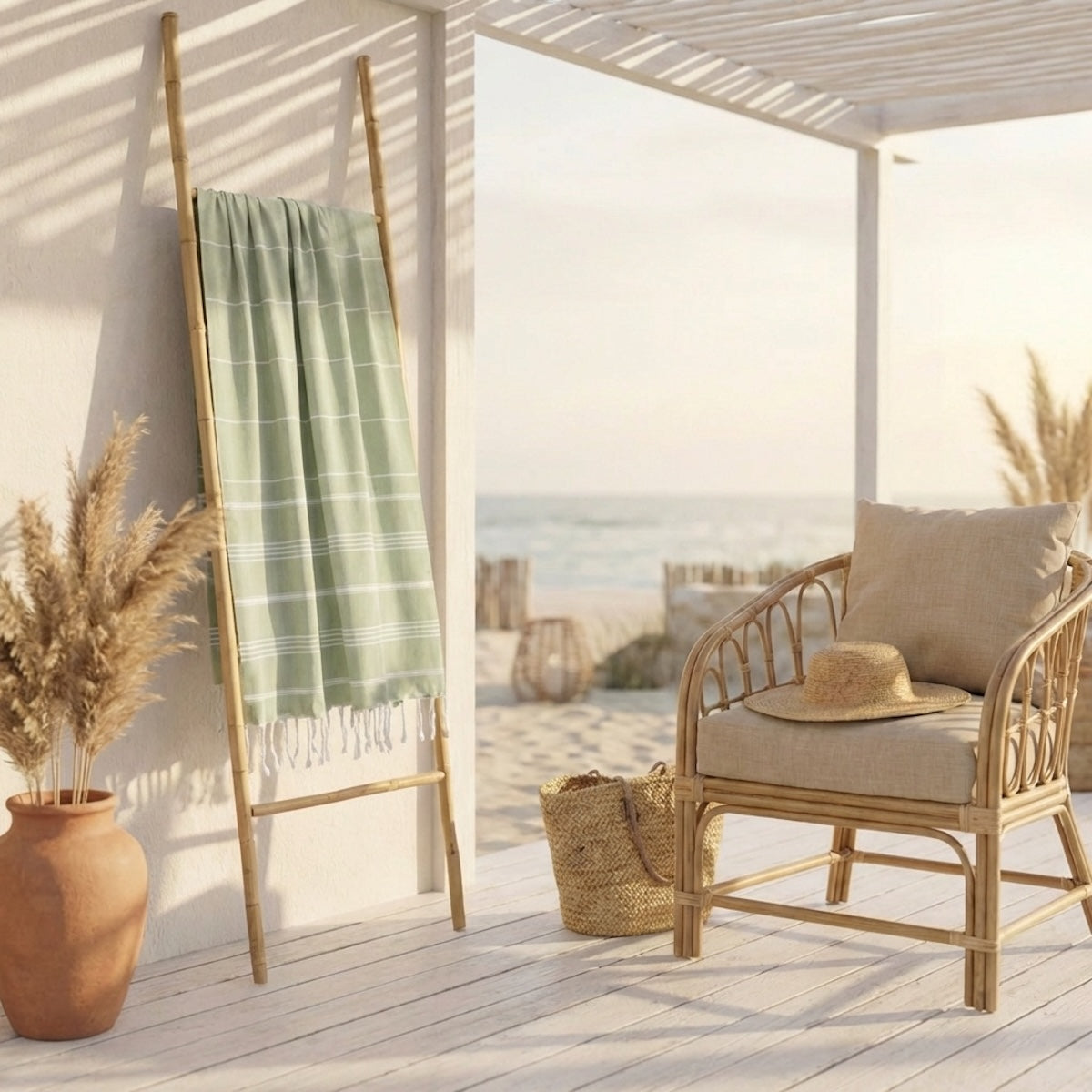 Mykonos - Fouta - Vert Amande