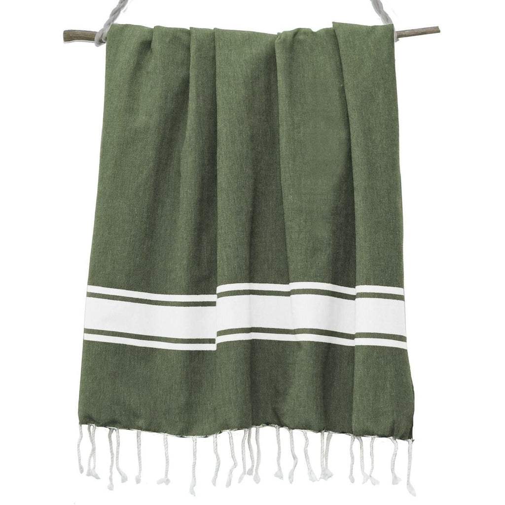 St Tropez - Fouta Xxl - Vert Kaki