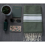 St Tropez - Fouta Xxl - Vert Kaki