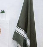 St Tropez - Fouta Xxl - Vert Kaki