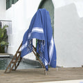 St Tropez - Fouta Xxxl - Bleu Grec