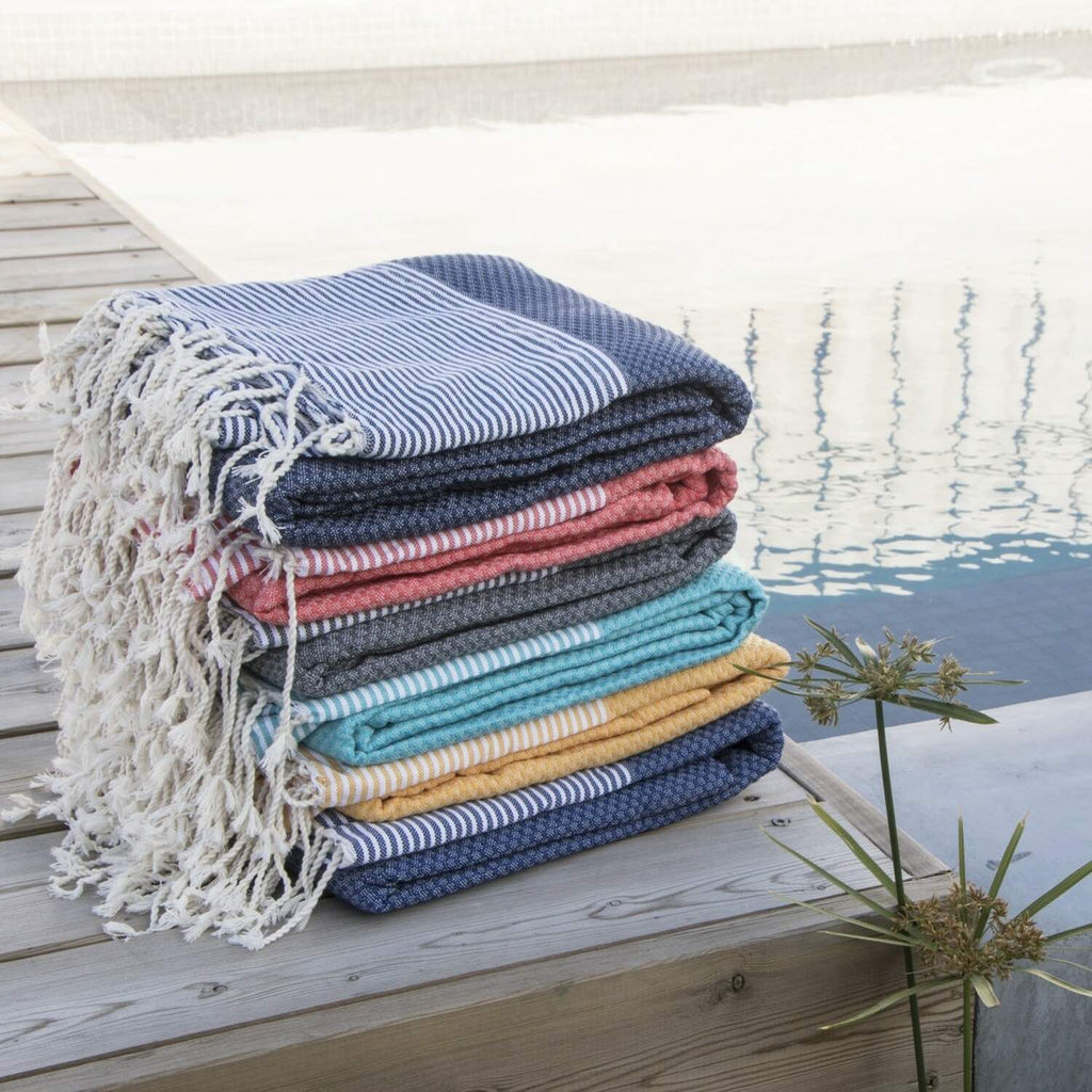Ibiza - Fouta Xxxl - Bleu Jean
