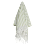 Bora Bora - Fouta Paréo - Vert Amande/Taupe Clair