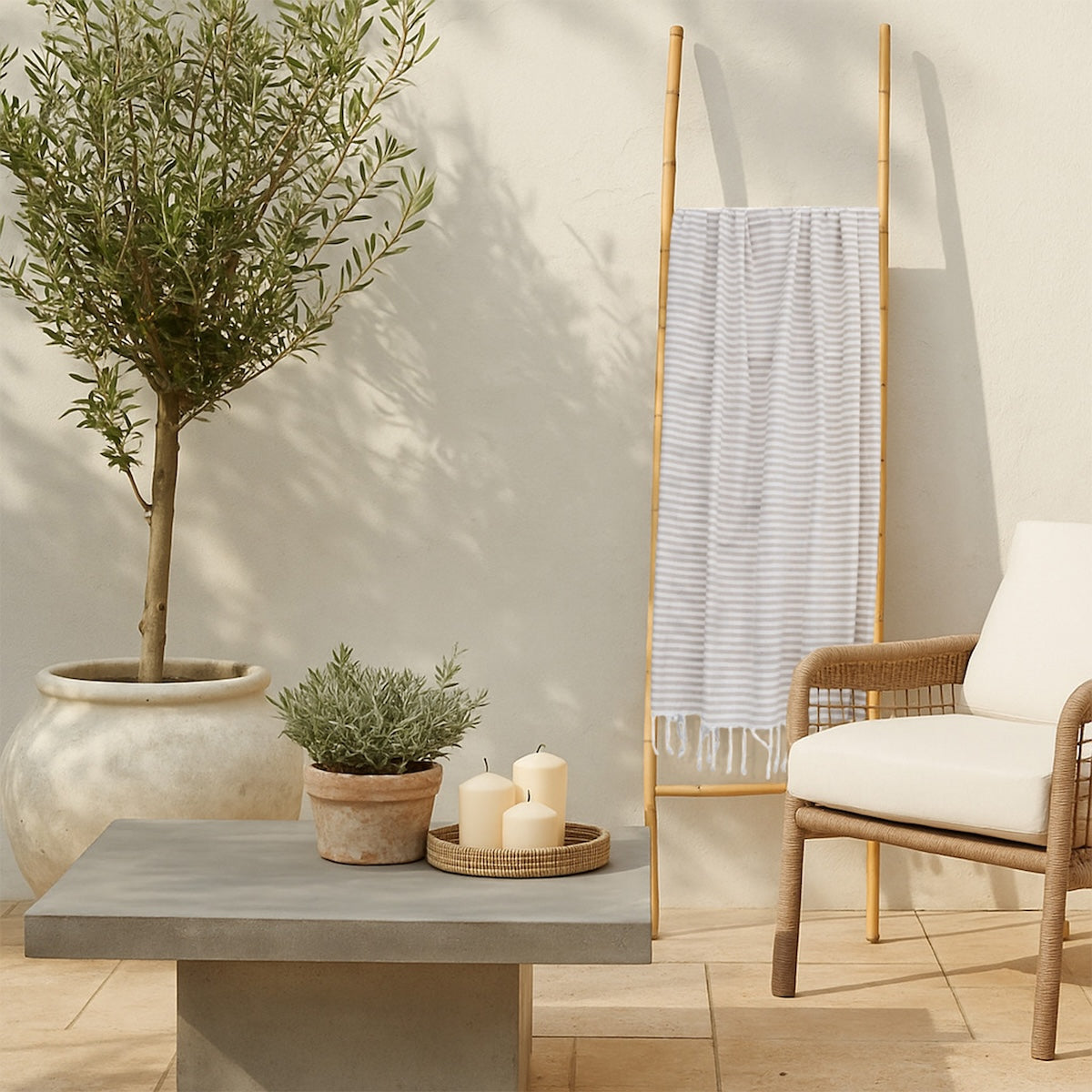 Fidji - Fouta Paréo - Beige