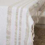 Hamptons - Nappe - Blanc/Argent