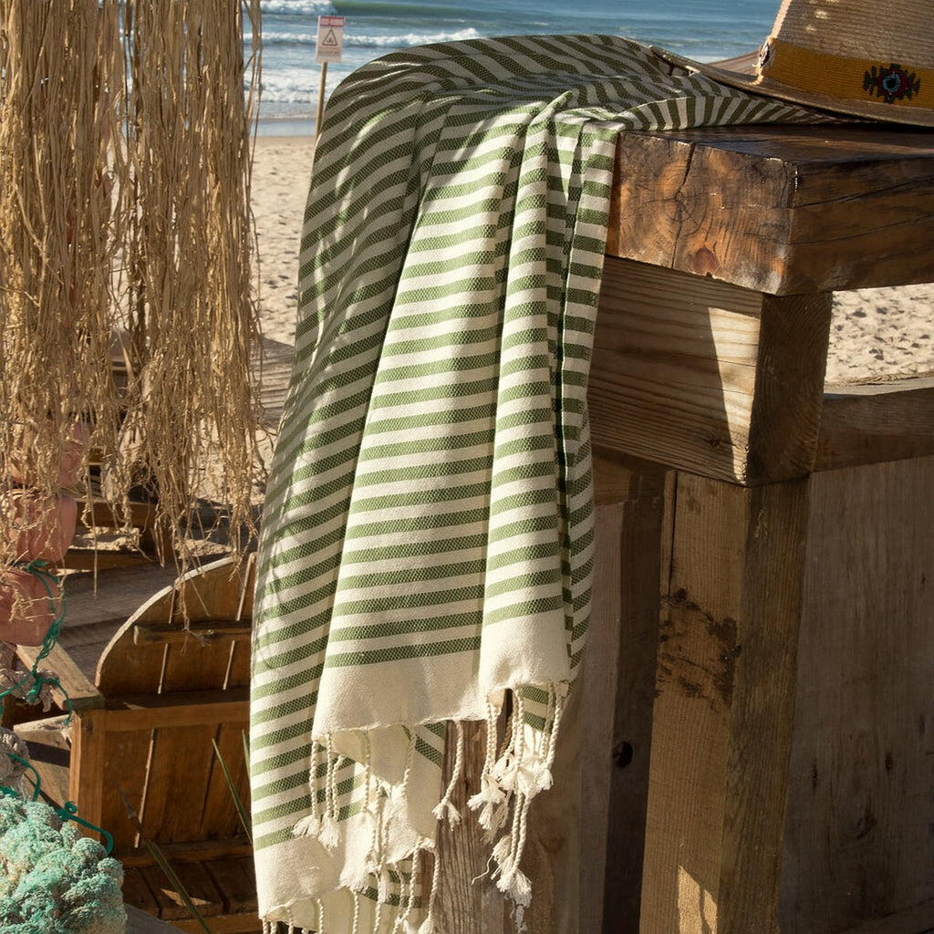 Hossegor - Fouta - Vert Kaki
