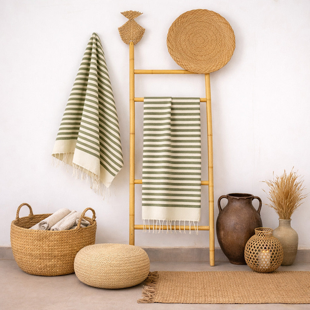 Hossegor - Fouta - Vert Kaki