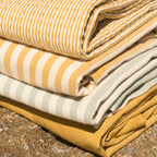Hossegor - Lot De 2 Foutas - Jaune Moutarde