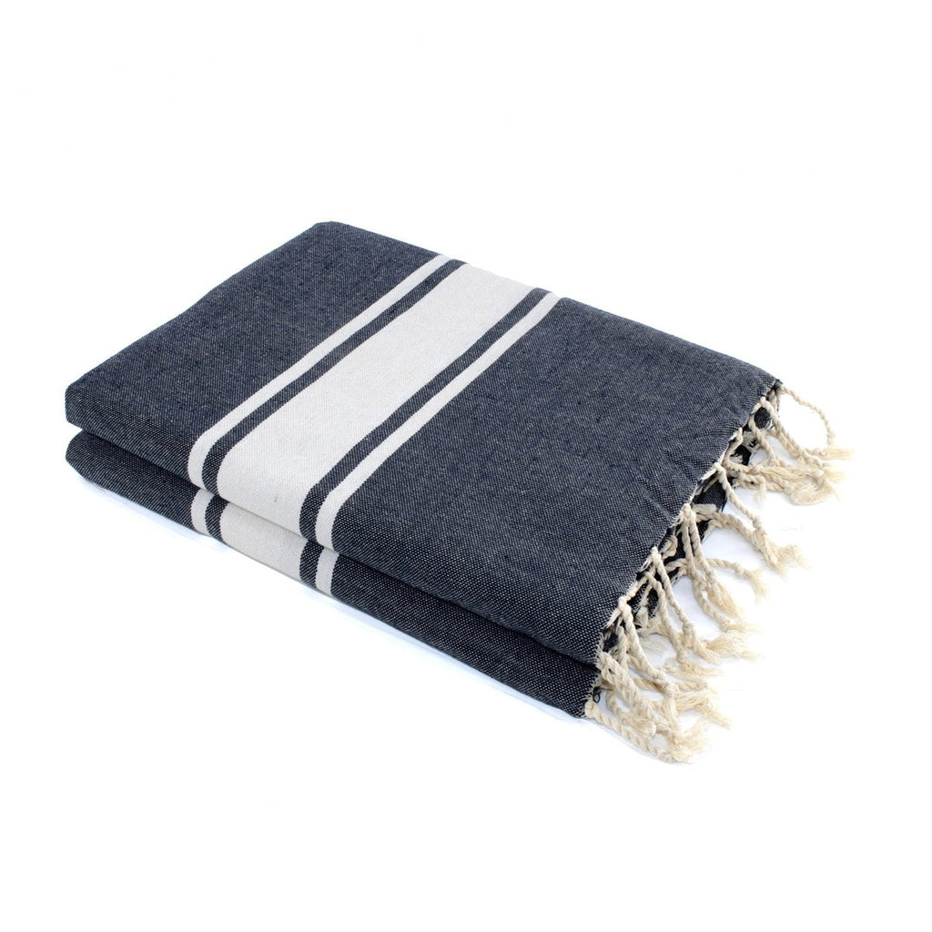 St Tropez - Fouta Xxl - Bleu Jean