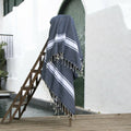 St Tropez - Fouta Xxl - Bleu Jean