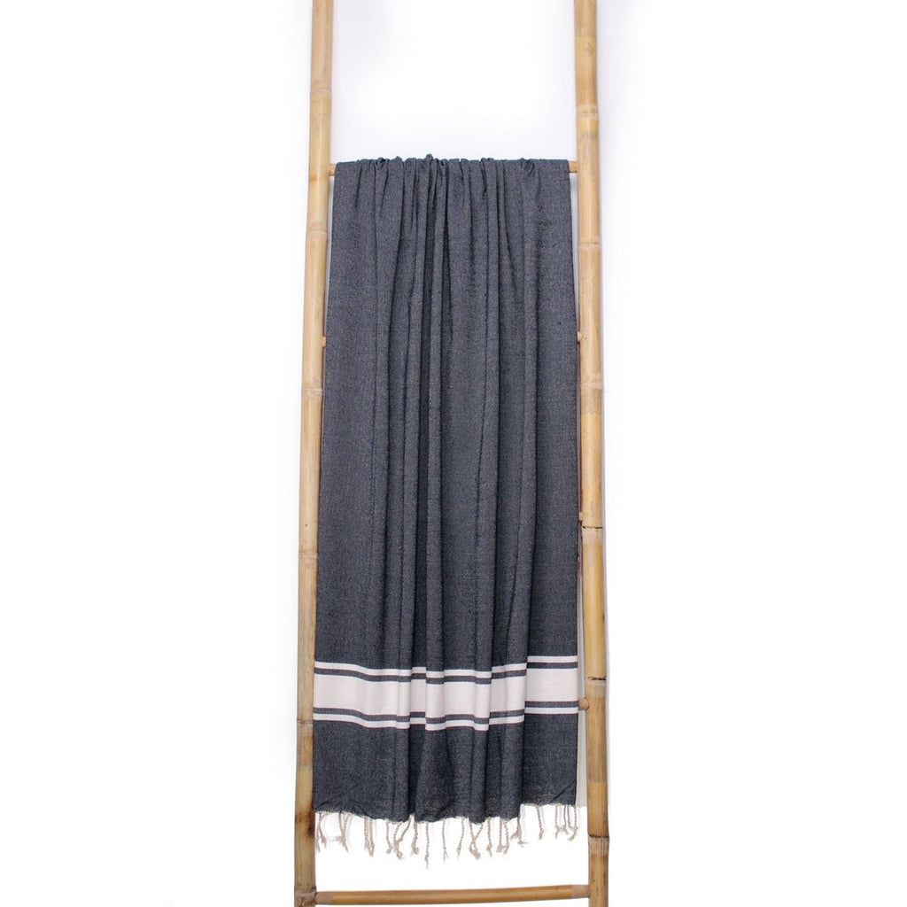 St Tropez - Fouta Xxl - Bleu Jean