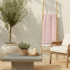 Biarritz - Fouta - Rose Poudré/Prune