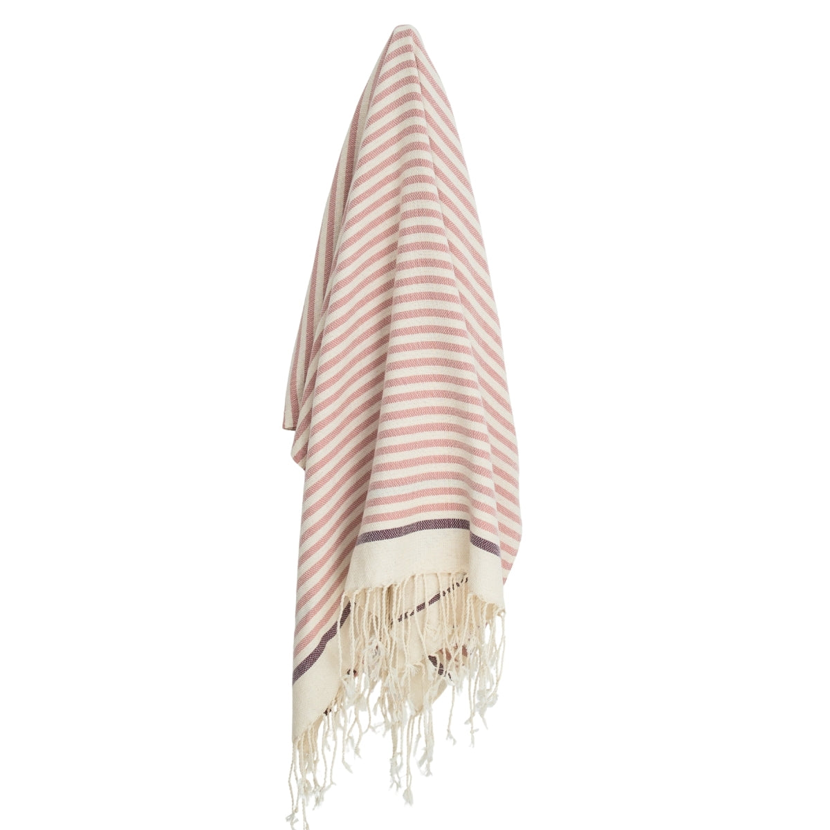 Biarritz - Fouta - Rose Poudré/Prune