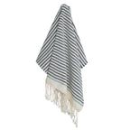 Biarritz - Fouta - Denim/Vert D'Eau