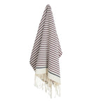 Biarritz - Fouta - Prune/Noir