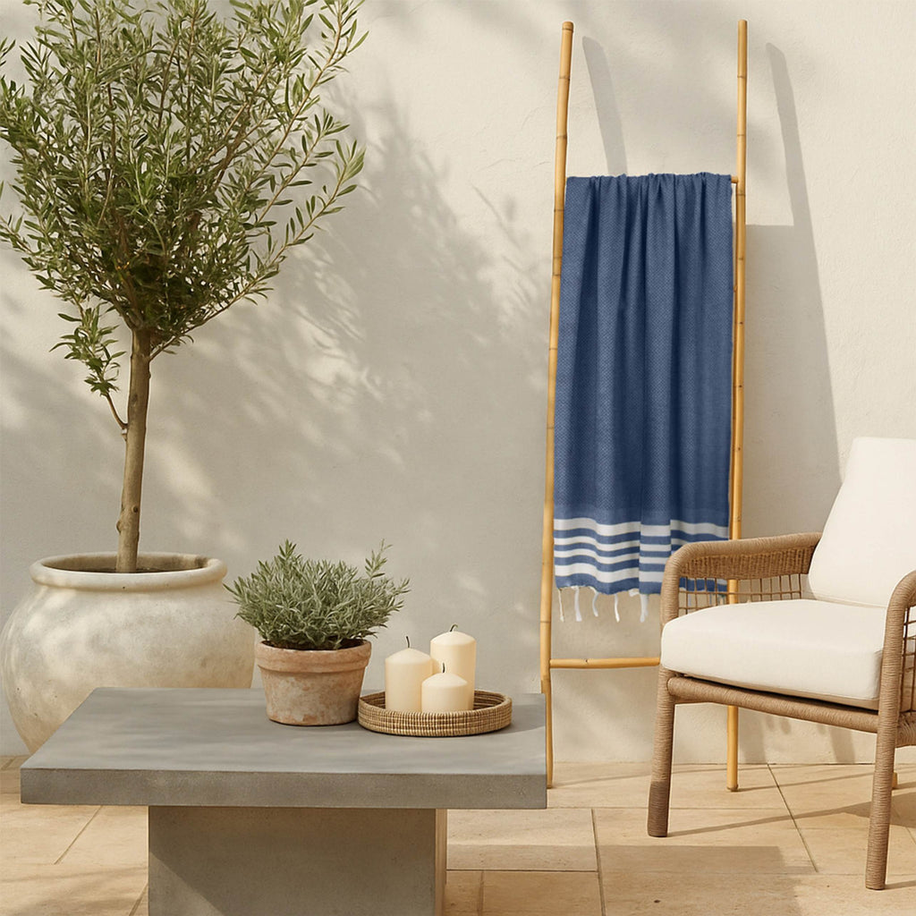Newport - Fouta - Bleu Denim