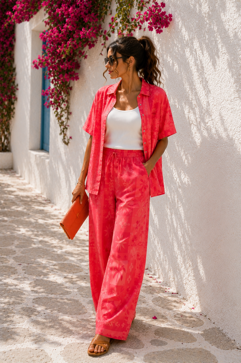 Pantalon Palmy - Corail
