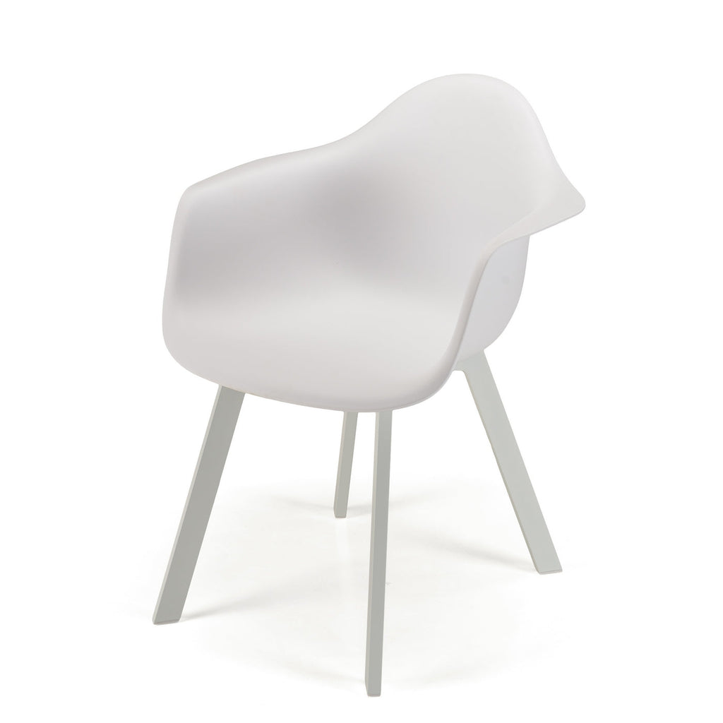 Malo - Lot De 6 Fauteuils Jardin - Blanc