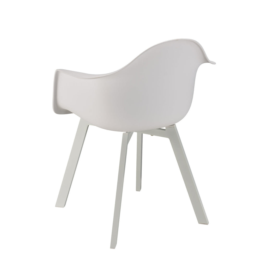 Malo - Lot De 6 Fauteuils Jardin - Blanc