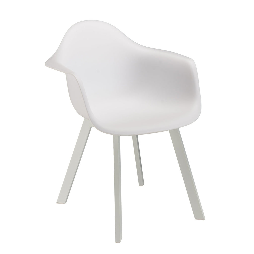 Malo - Lot De 6 Fauteuils Jardin - Blanc